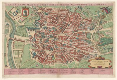 Map of Madrid by Anonymous
