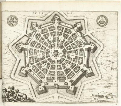 Map of Palmanova, 1726 by Anonymous