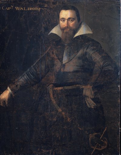 Portrait of Bartholomeus Andrio Walsdorffer, Captain of a Swiss Company to Apportion Friesland, Died at Bergen-op-Zoom by Anonymous