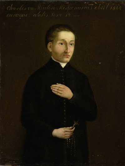 Portrait of Charles van der Meulen, Missionary to Curaçao by Anonymous