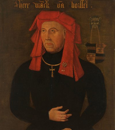 Portrait of Frank van Borselen, Lord of Sint Maartensdijk and Stadtholder of Holland, Fourth Husband of Jacoba of Bavaria, Countess of Holland and Zeeland by Anonymous