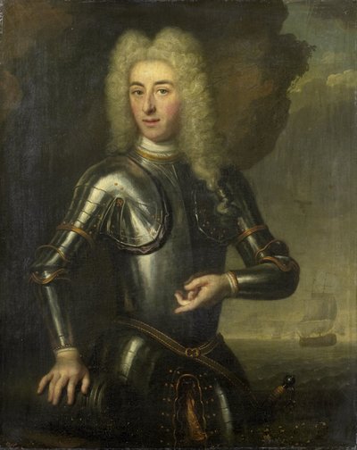 Portrait of Hendrik Lijnslager, Sea Captain with the Admiralty of Amsterdam by Anonymous