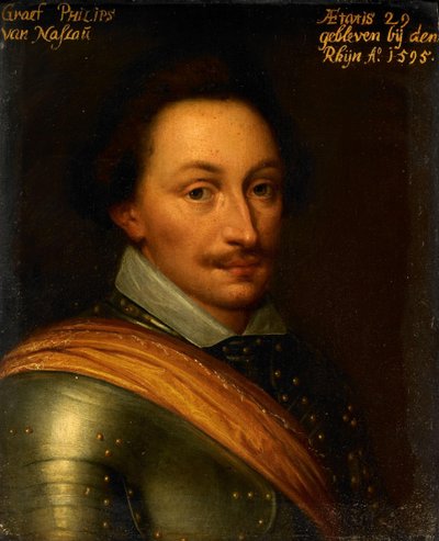 Portrait of Philip, Count of Nassau, Governor of the Town of Nijmegen by Anonymous