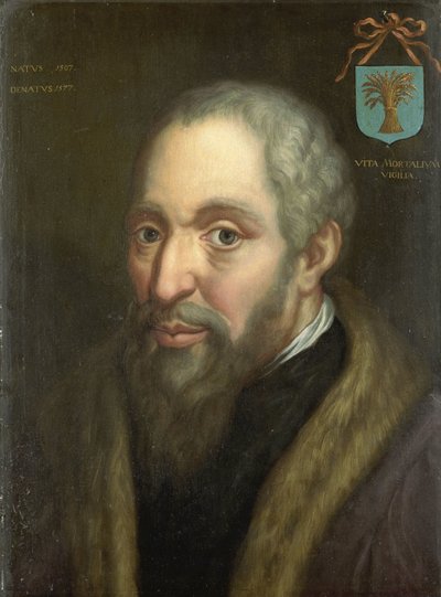 Portrait of Viglius ab Zuichemus, Frisian Jurist, President of the Privy Council and Member of the Council of State by Anonymous