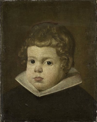 Portrait of a Boy About Three Years Old, Possibly Prince Balthasar Carlos, Son of the Spanish King Philip IV by Anonymous