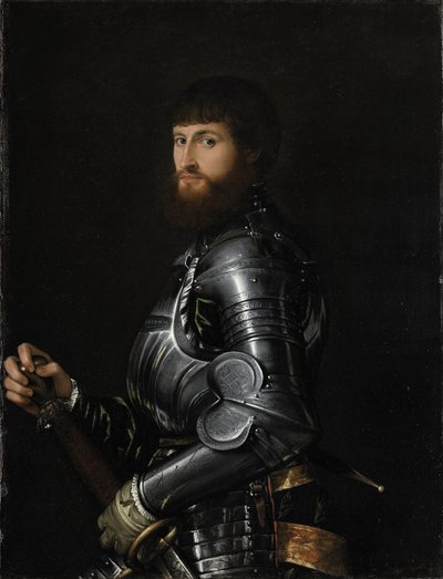 Portrait of a Nobleman in Armor by Anonymous
