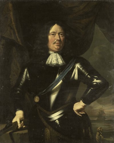 Portrait of an Admiral, possibly Adriaen Banckert, Vice-Admiral of Zeeland by Anonymous