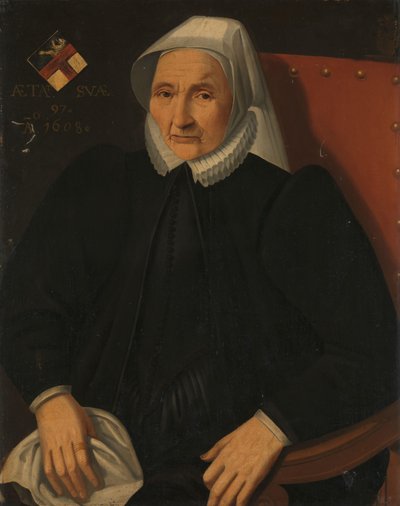 Portrait of an Elderly Lady of the Haling Family by Anonymous