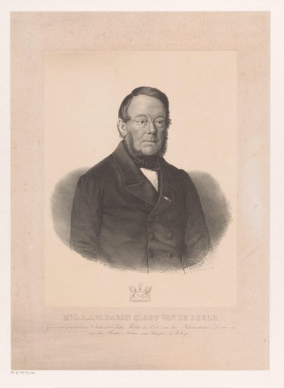 Portrait of Ludolph Anne Jan Wilt Sloet van de Beele by Anonymous