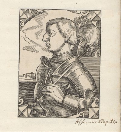Portrait of Alfonso V of Aragon by Anonymous
