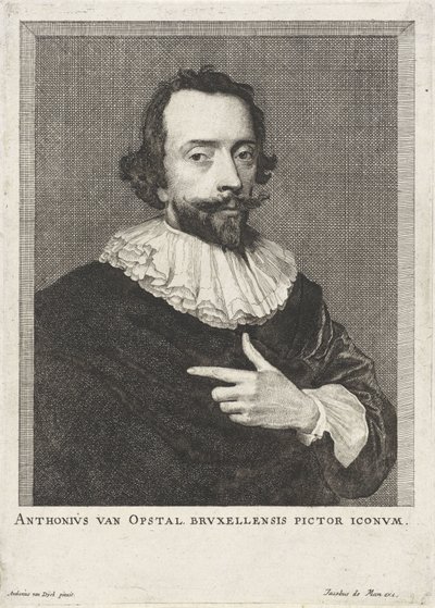 Portrait of Anton van Opstal by Anonymous