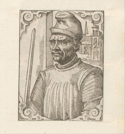 Portrait of Cabrinus Fondalius by Anonymous