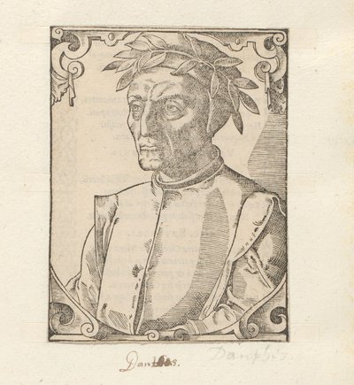 Portrait of Dante Alighieri by Anonymous