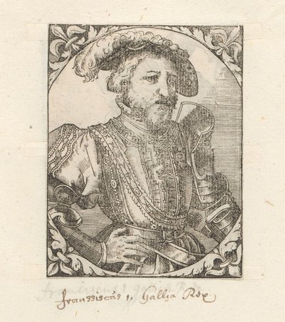 Portrait of Francis I of Valois-Angoulême, King of France by Anonymous
