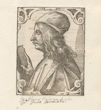 Portrait of Giovanni Pico della Mirandola by Anonymous