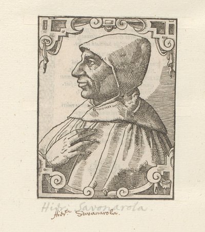 Portrait of Girolamo Savonarola by Anonymous