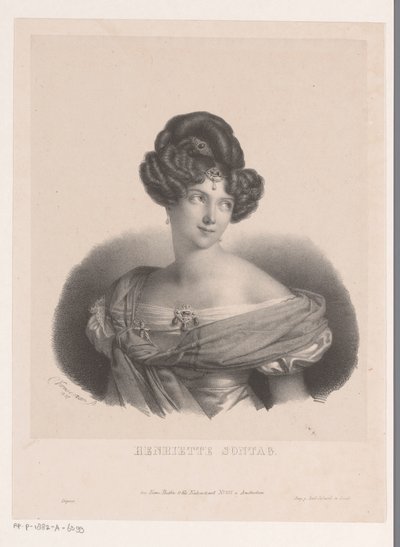 Portrait of Henriette Sontag by Anonymous