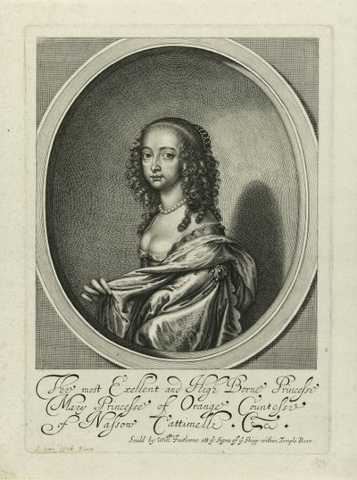 Portrait of Maria Henrietta Stuart by Anonymous