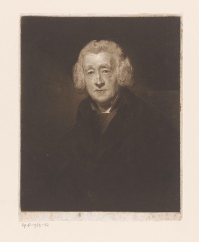 Portrait of an Unknown Man with Wig by Anonymous