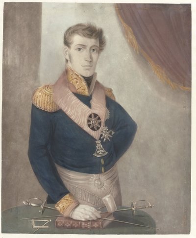 Prince Frederick of the Netherlands as Grand Master of the Freemasons, 1817 by Anonymous