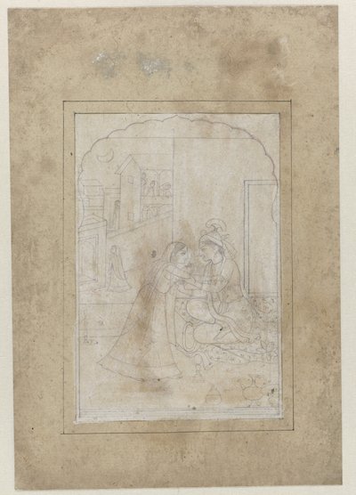 Radha and Krishna by Anonymous