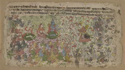 Rama and Sita with Monkey Army by Anonymous