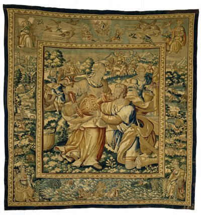 Rebecca and Eliezer at the Well by Anonymous