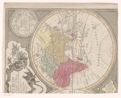 Right Half of a World Map, with the Eastern Hemisphere by Anonymous