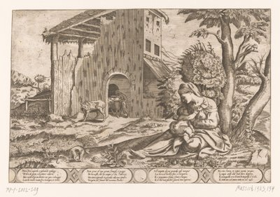 Rest on the Flight into Egypt by Anonymous