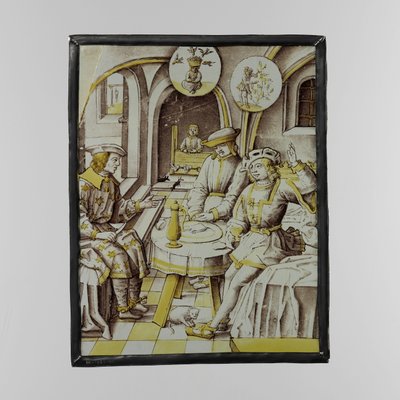 Window with Joseph Explaining the Dreams of the Butler and the Baker by Anonymous