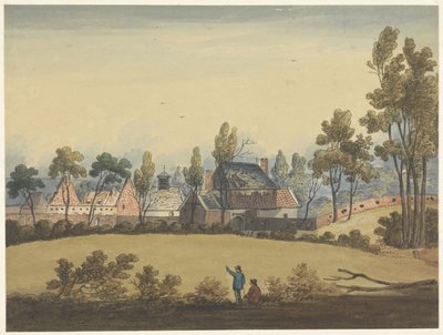 Ruins of Hougoumont Seven Plates of Waterloo and Surroundings (series title) by Anonymous
