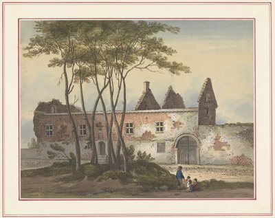 Ruins of the Farm of Le Caillou (Zeven platen van Waterloo en omgeving) by Anonymous
