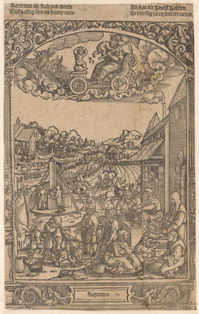Saturn and His Planetary Children by Anonymous