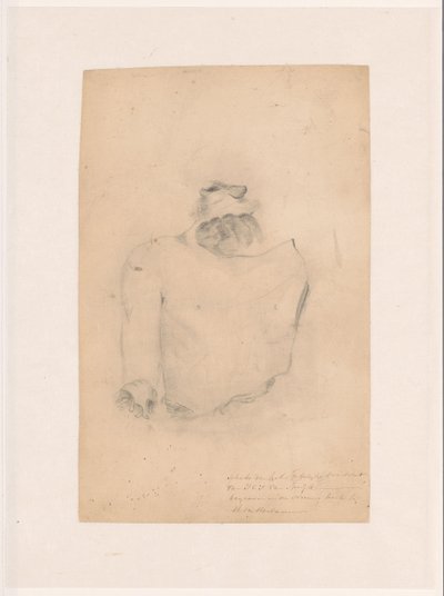 Sketch of the Remains of J.C.J. van Speyk by Anonymous