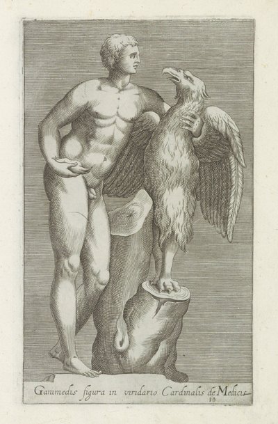 Sculpture of Jupiter as an Eagle with Ganymede by Anonymous