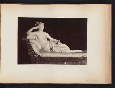Sculpture of Pauline Borghese-Bonaparte as Venus Victrix by Antonio Canova in the Galleria Borghese in Rome, Italy by Anonymous