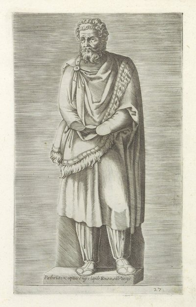 Sculpture of a Captive King by Anonymous