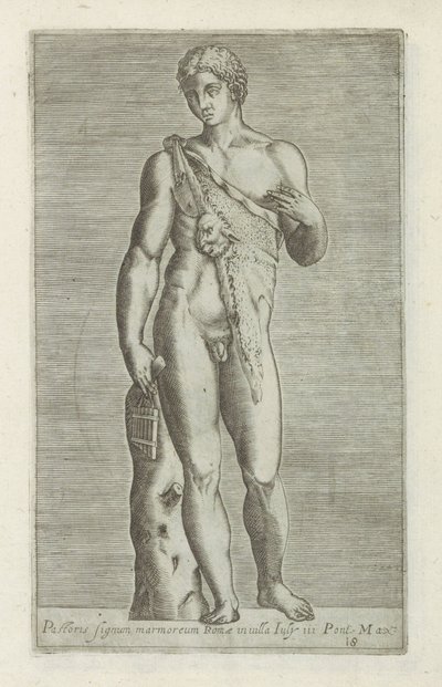Sculpture of a Shepherd by Anonymous