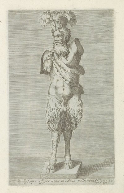 Sculpture of a Satyr by Anonymous