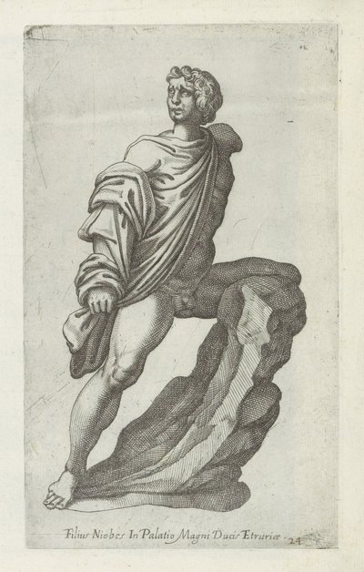 Sculpture of a Son of Niobe by Anonymous