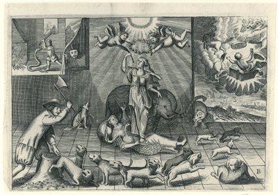 Satirical Print on the English, 1673 by Anonymous