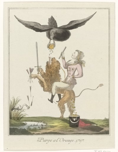 Satirical Print on the Dutch Payment to Prussia, 1787 by Anonymous