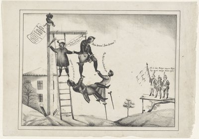 Caricature of the Volunteer Armament, 1830 by Anonymous