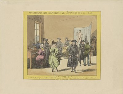 Caricature on the Freedom of Education, 1828 by Anonymous