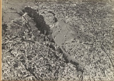 City with a Fort, Seen from the Air by Anonymous