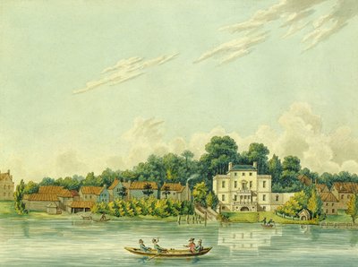 The Banks of the Thames at Twickenham, Showing the House of Alexander Pope by Anonymous