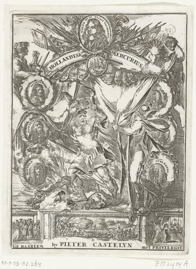 Title Page of the Dutch Mercury of the Year 1673 by Anonymous