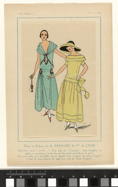Very Parisian, 1923, No. 2: Fabrics and Ribbons of A. PRÉVOST & Cie. of LYON by Anonymous