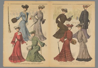 Two Pages from La Mode du Petit Journal, November 10, 1902 by Anonymous