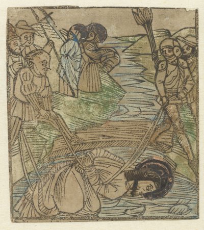 Fall of Christ in the Brook of Cebron by Anonymous